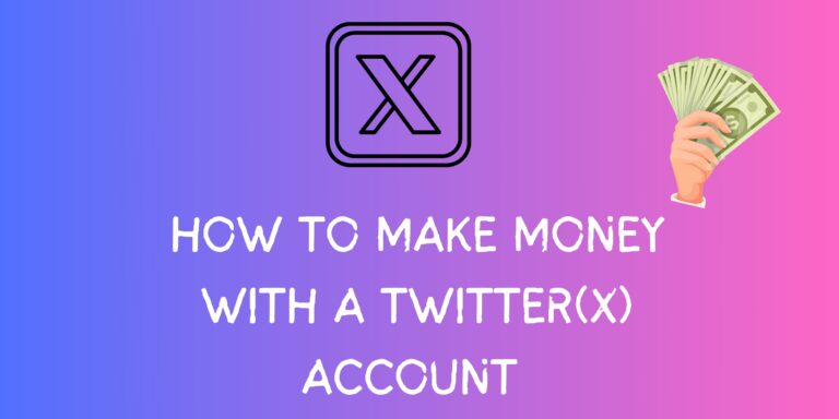 HOW TO MAKE MONY ON TWITTER(X) ACCOUNT